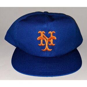 New York Mets MLB Snapback Hat Cap UII U.I.I. Brand Vintage NY NEW NWT RARE Blue
